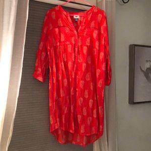 Coral Button Down sundress!